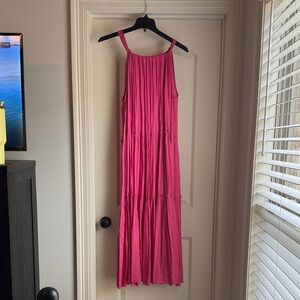 Elan Vibrant Pink Maxi Dress